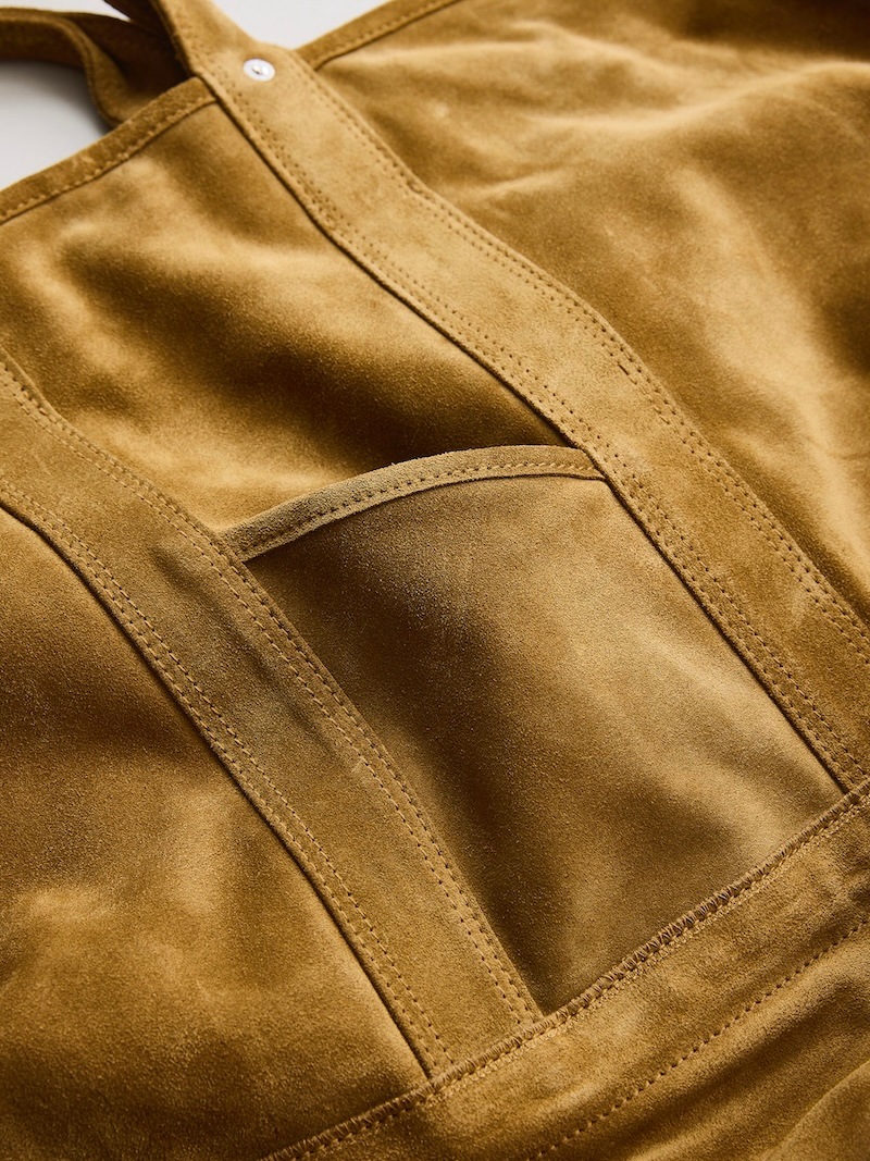 NICENESS(ナイスネス) / S.LEDZ / S.レッズ (スエードレザー NNショルダートートバッグ ) / CAMEL / 26SS