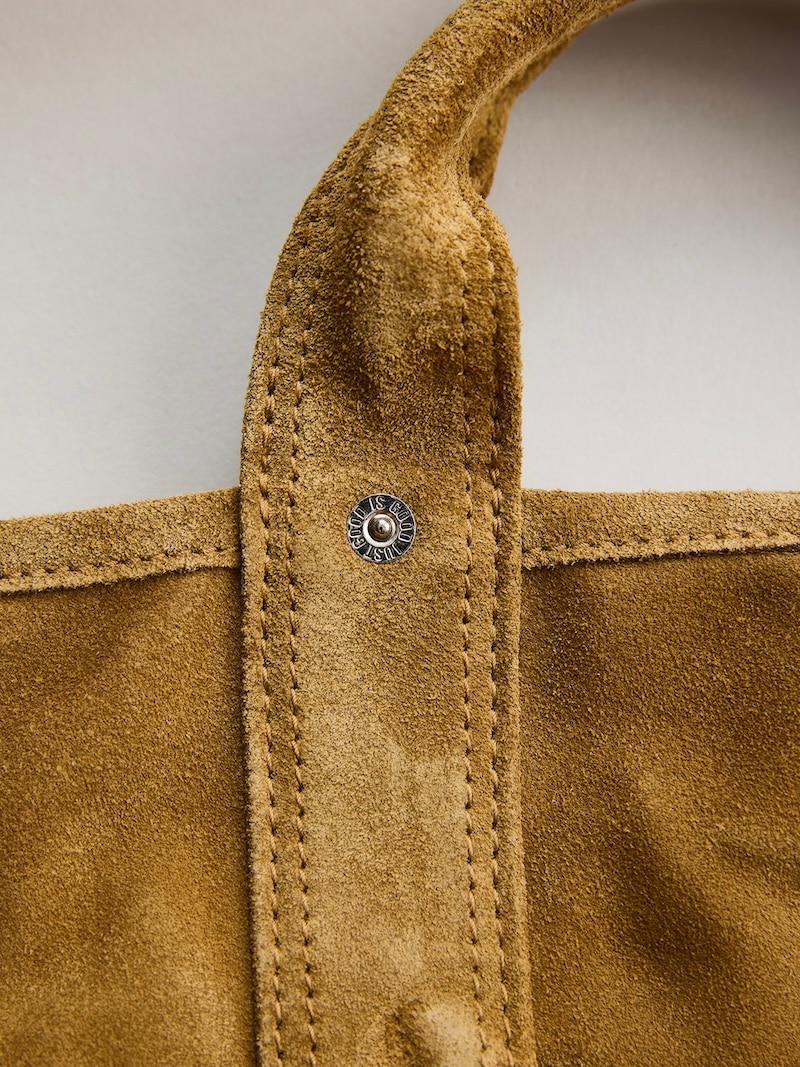 NICENESS(ナイスネス) / S.LEDZ / S.レッズ (スエードレザー NNショルダートートバッグ ) / CAMEL / 26SS