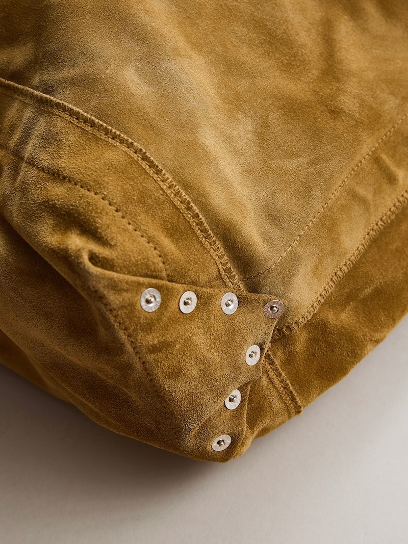 NICENESS(ナイスネス) / S.LEDZ / S.レッズ (スエードレザー NNショルダートートバッグ ) / CAMEL / 26SS