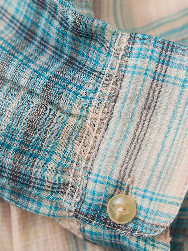 トップス NICENESS 25AW THOM NICENESS 25AW THOM Multicolor Ombre Open Collar Shirt