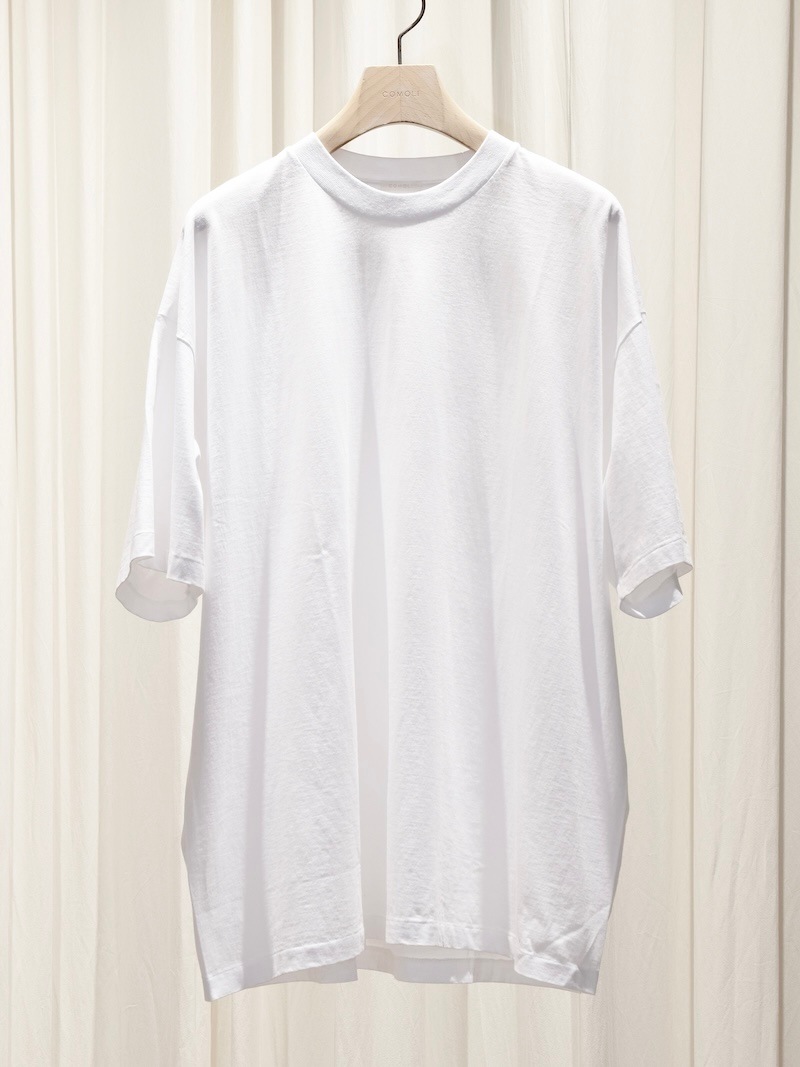 COMOLI(コモリ) / コットンジャージ 半袖Tシャツ / WHITE 25SS