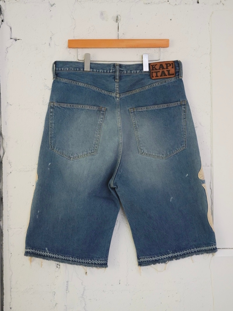 KAPITAL 14ozデニム ショートパンツ KAPITAL 14ozデニム ショートパンツ（スタッズリメイク）サイズ