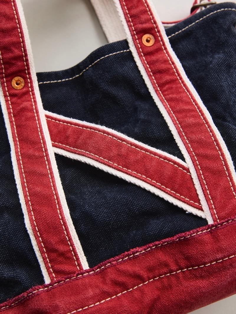 NICENESS(ナイスネス) / M.LESH / M.レッシュ (エイジドエフェクトNNショルダートートバッグ - ミニ) / BLACK × RED / 26SS 