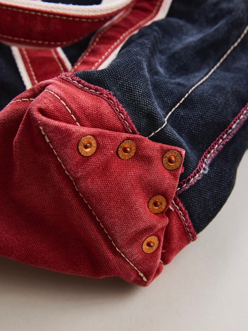 NICENESS(ナイスネス) / M.LESH / M.レッシュ (エイジドエフェクトNNショルダートートバッグ - ミニ) / BLACK × RED / 26SS 