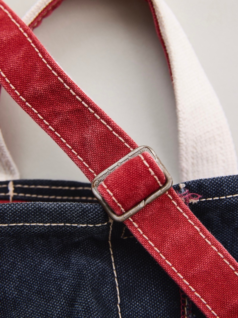 NICENESS(ナイスネス) / M.LESH / M.レッシュ (エイジドエフェクトNNショルダートートバッグ - ミニ) / BLACK × RED / 26SS 