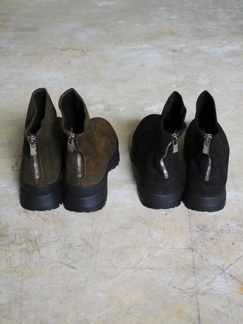 COMOLI(コモリ) / GUIDI別注 VS バックジップブーツ / BLACK 25AW