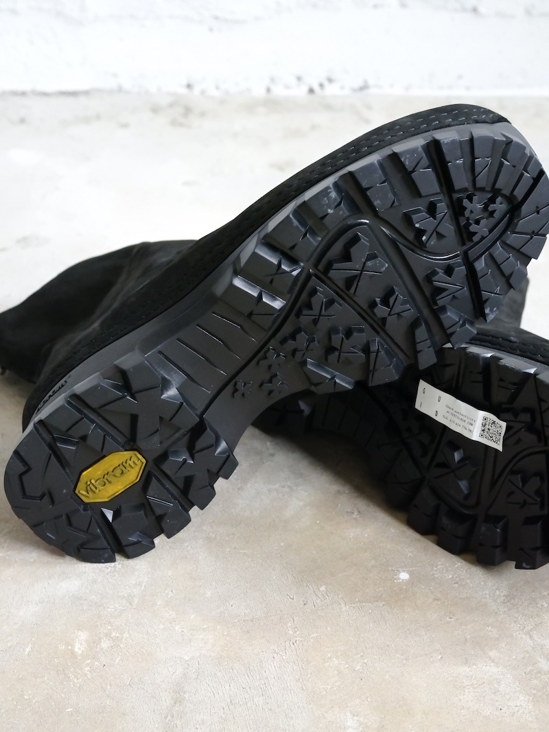 COMOLI(コモリ) / GUIDI別注 VS バックジップブーツ / BLACK 25AW