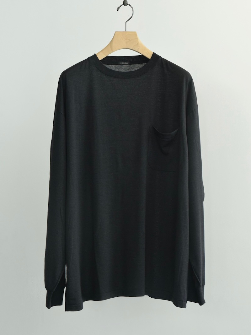 COMOLI(コモリ) / サマーウール 長袖Tシャツ 26SS