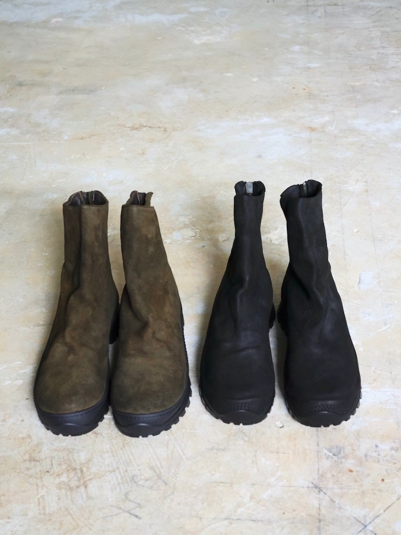 COMOLI(コモリ) / GUIDI別注 VS バックジップブーツ / BROWN 25AW