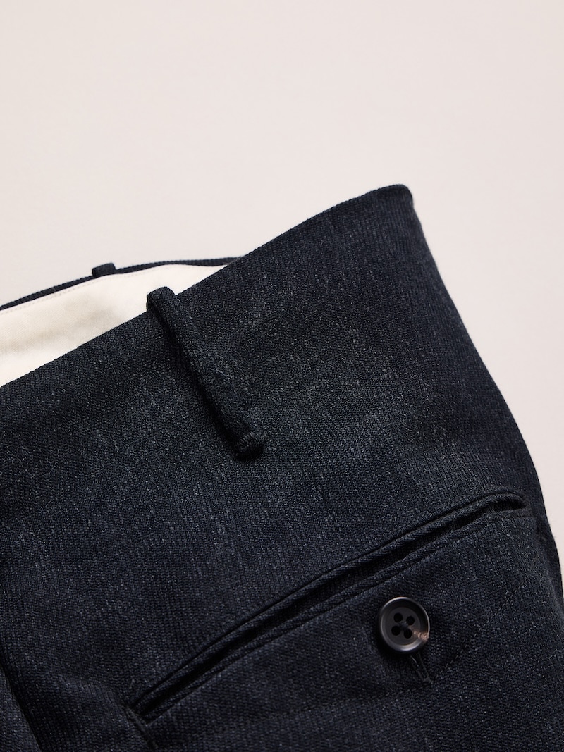 NICENESS(ナイスネス) / T.DICKENS / T.ディケンズ (ウールカルゼリサイズドスラックス) / BLACK / 26AW