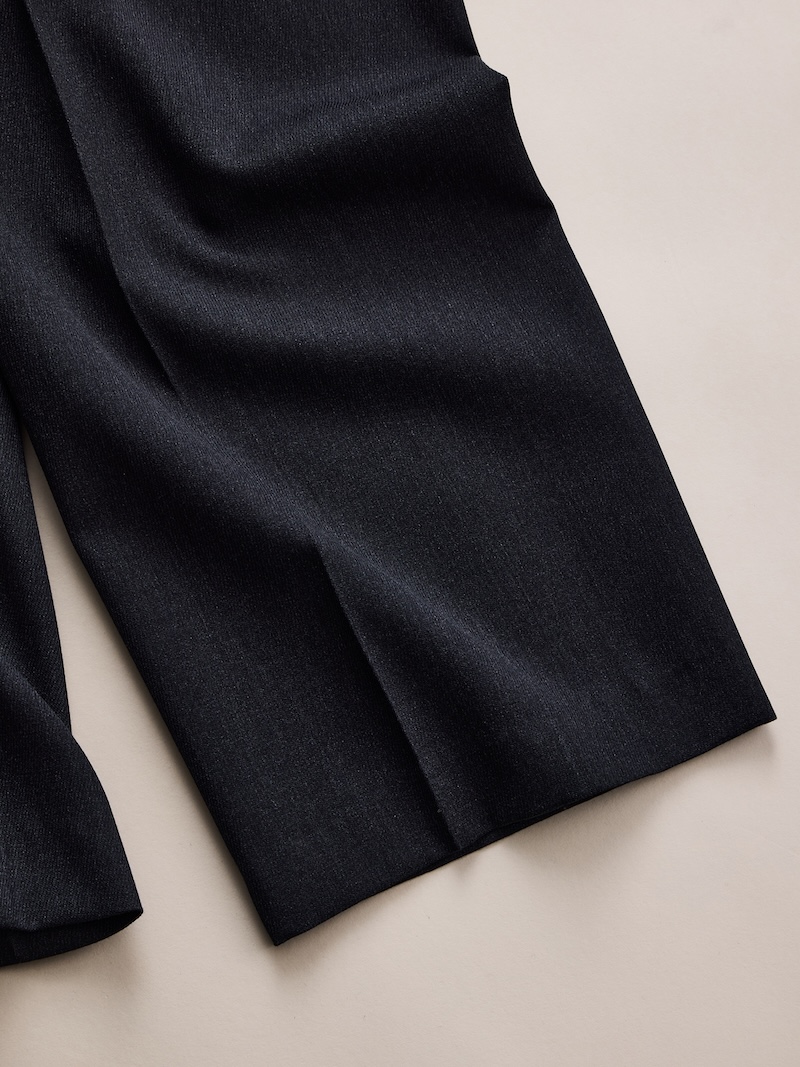 NICENESS(ナイスネス) / T.DICKENS / T.ディケンズ (ウールカルゼリサイズドスラックス) / BLACK / 26AW