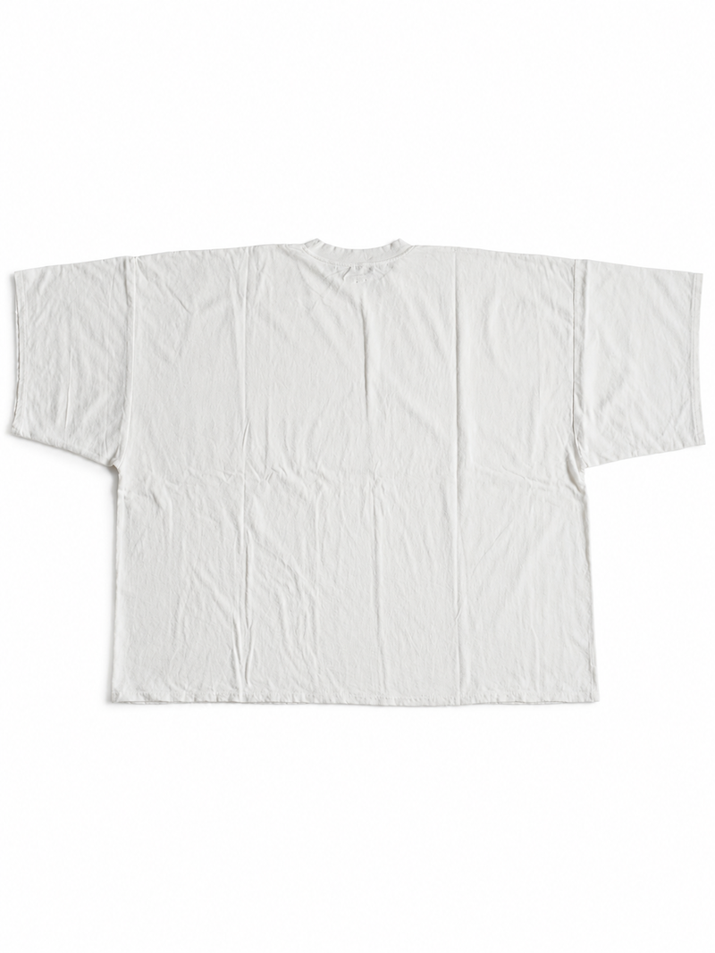 KAPITAL(キャピタル) 18.5/-天竺 HUGE-T(DENIM REPAIRpt) / ホワイト
