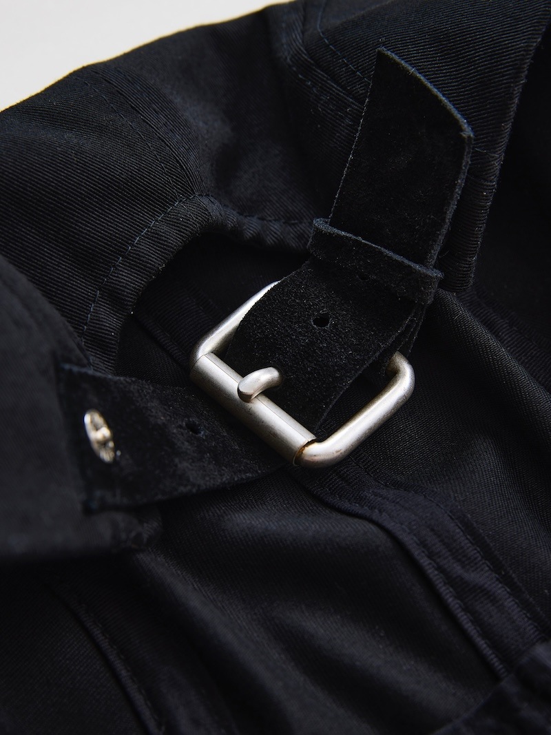 NICENESS(ナイスネス) / LOESS / ロエス (レザーベルトチノキャップ) / BLACK / 26SS