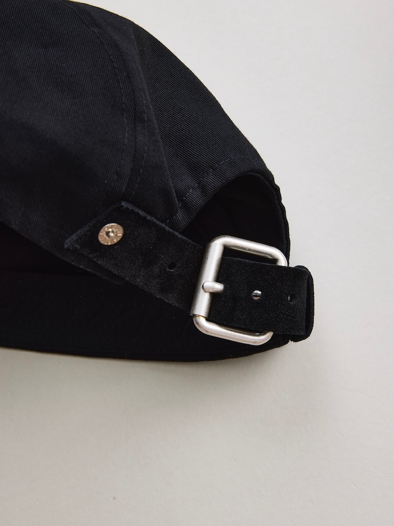 NICENESS(ナイスネス) / LOESS / ロエス (レザーベルトチノキャップ) / BLACK / 26SS