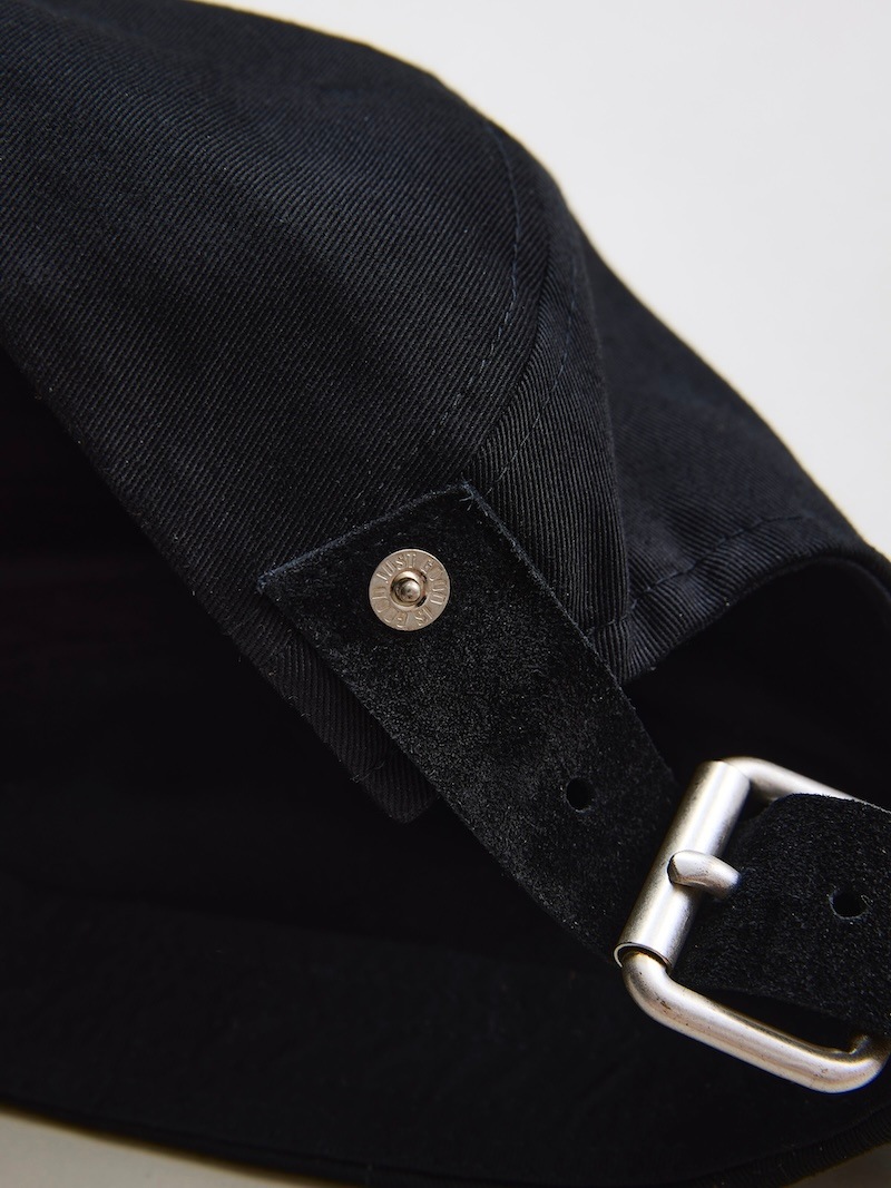 NICENESS(ナイスネス) / LOESS / ロエス (レザーベルトチノキャップ) / BLACK / 26SS