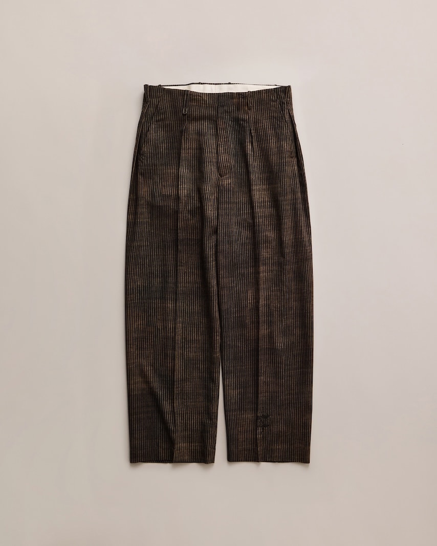 NICENESS(ナイスネス) / N.DICKENS / N.ディケンズ (プリンテッドストライプリサイズドスラックス) / NARROW STRIPES / 26AW