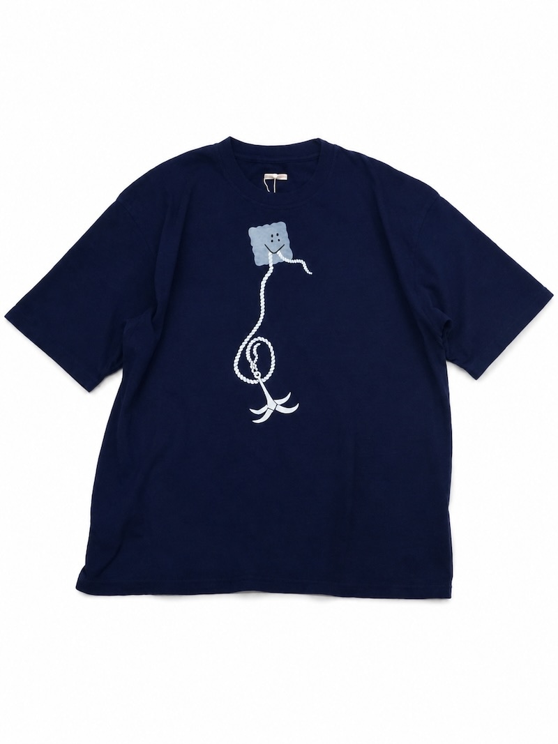 KAPITAL(キャピタル) / IDG天竺 クルーT (PECKISHアンカーpt) / 26AW