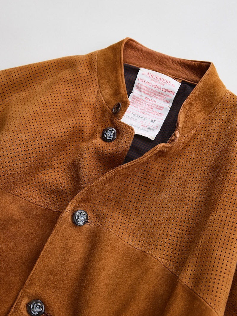 NICENESS(ナイスネス) / ROKER / ローカー (トリニティ レザー シャツジャケット) / COGNAC / 26SS