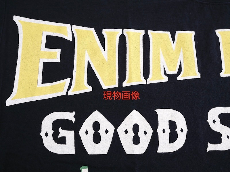 KAPITAL(キャピタル) 18.5/-天竺 HUGE-T(DENIM REPAIRpt) / ブラック