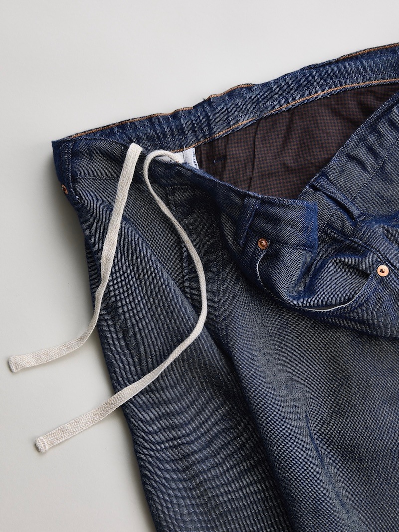 NICENESS(ナイスネス) / N.CLAPTON / N.クラプトン (ストール デニムセミフレアイージーパンツ) / NAVY / 26SS