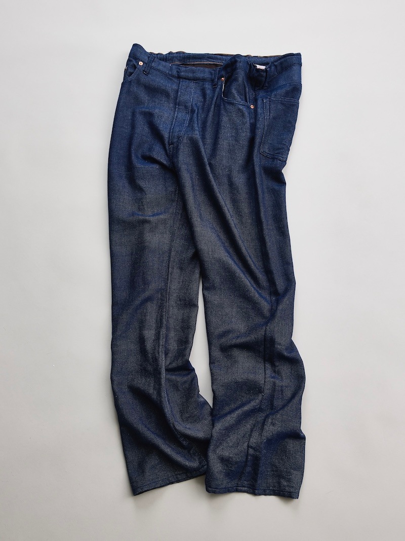 NICENESS(ナイスネス) / N.CLAPTON / N.クラプトン (ストール デニムセミフレアイージーパンツ) / NAVY / 26SS