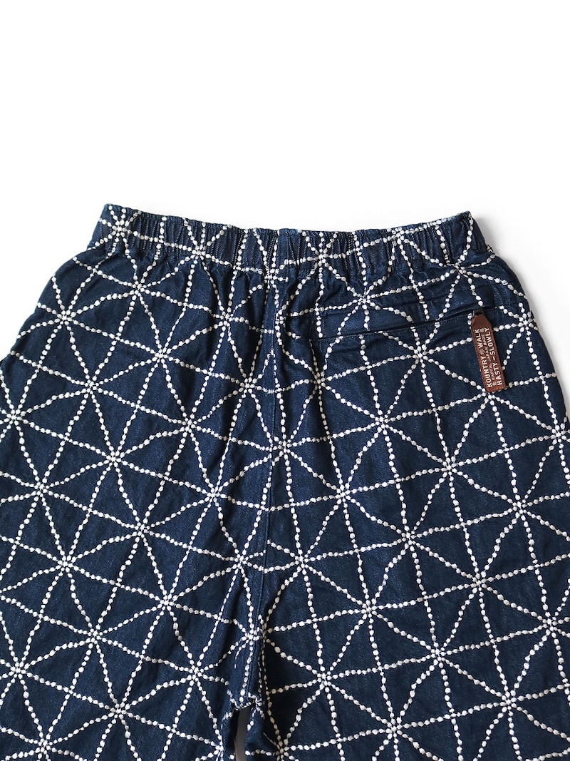 KAPITAL(キャピタル) / 8ozデニム FOLK-DOJO刺繍イージーショートパンツ/26SS