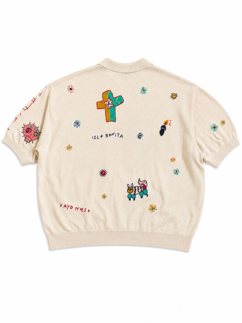 kapital kountry ポロシャツ KAPITAL(キャピタル) / ニット×シャンブレーポロシャツ(アイスラ
