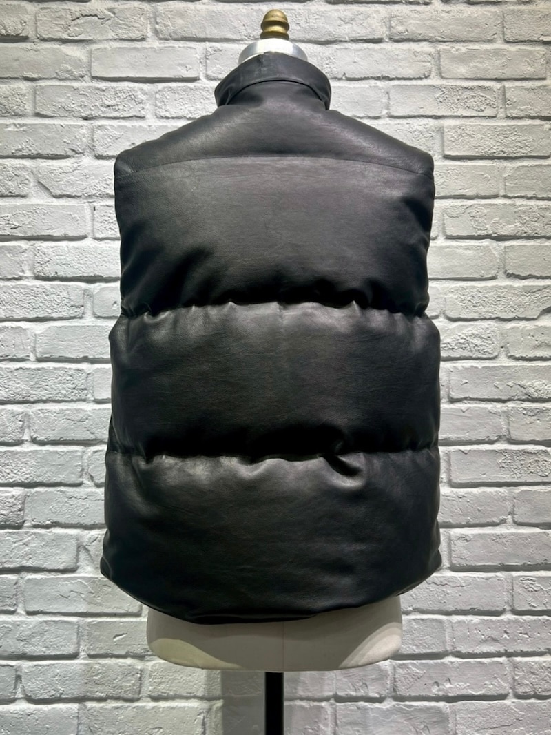 OLD JOE (オールドジョー) / STUNNING LEATHER BLACKS VEST (ITALIAN