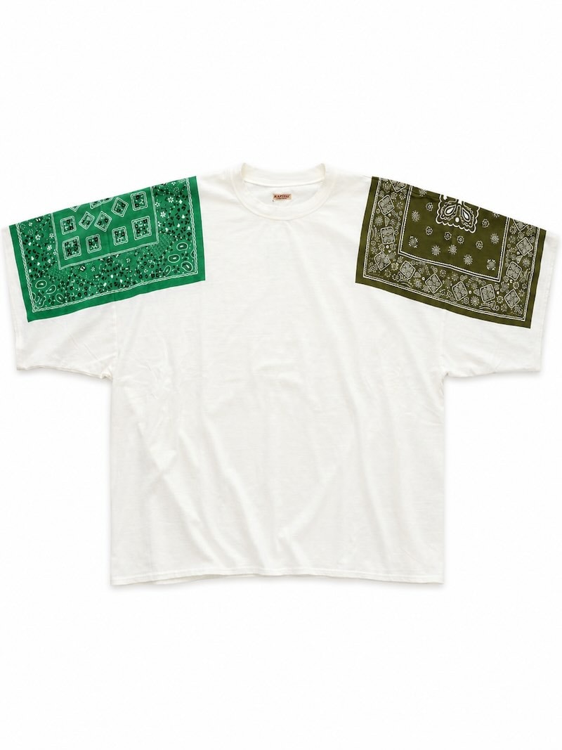 KAPITAL(キャピタル) / 18.5/-天竺バンダナHUGE-T(COOLIE) / カーキ