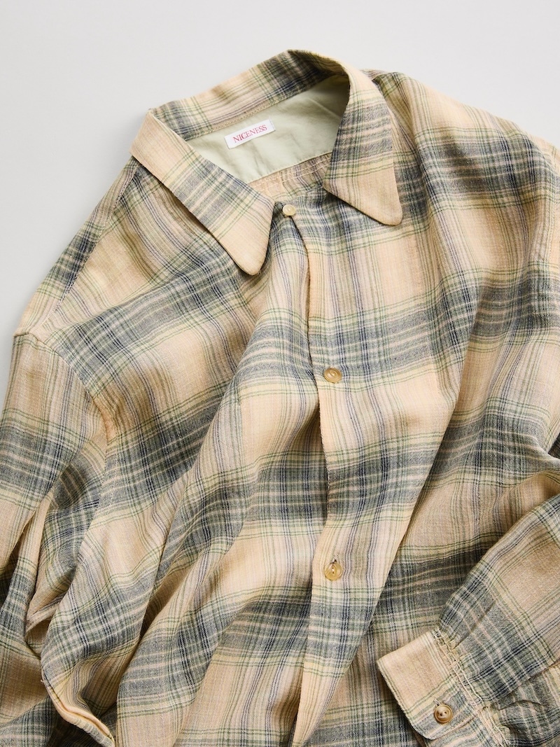 NICENESS(ナイスネス) / THOM / トム (オープンカラージャケットシャツ