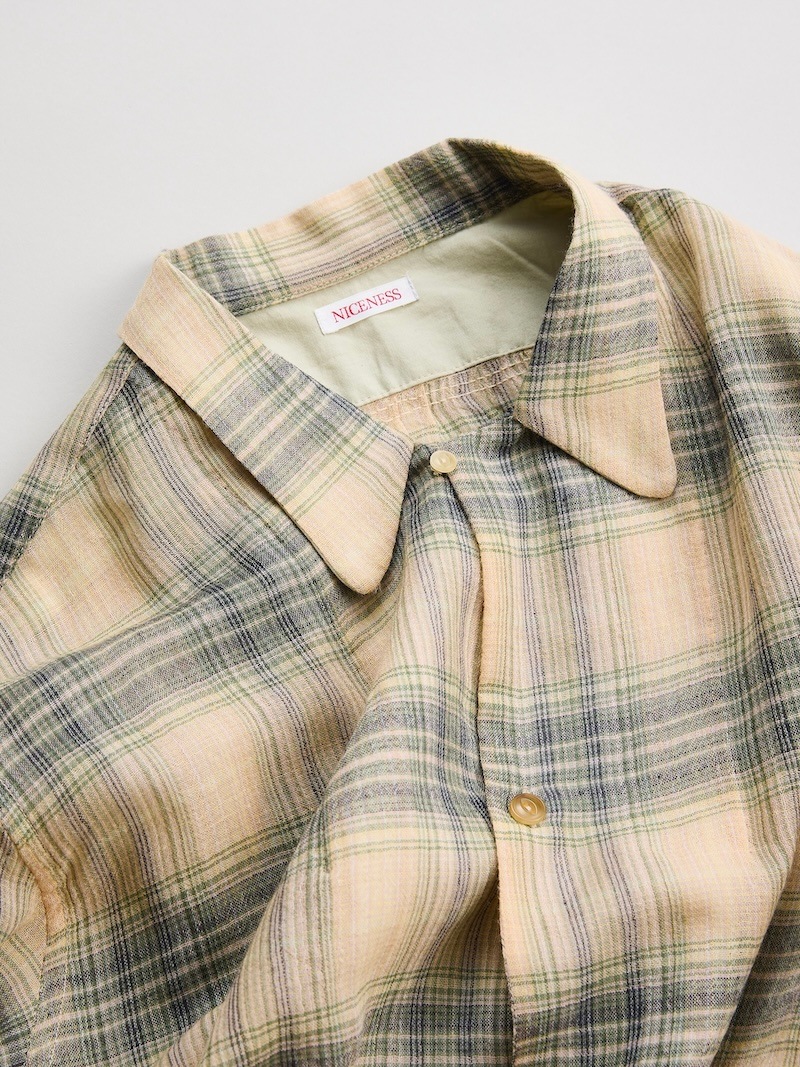 NICENESS(ナイスネス) / THOM / トム (オープンカラージャケットシャツ
