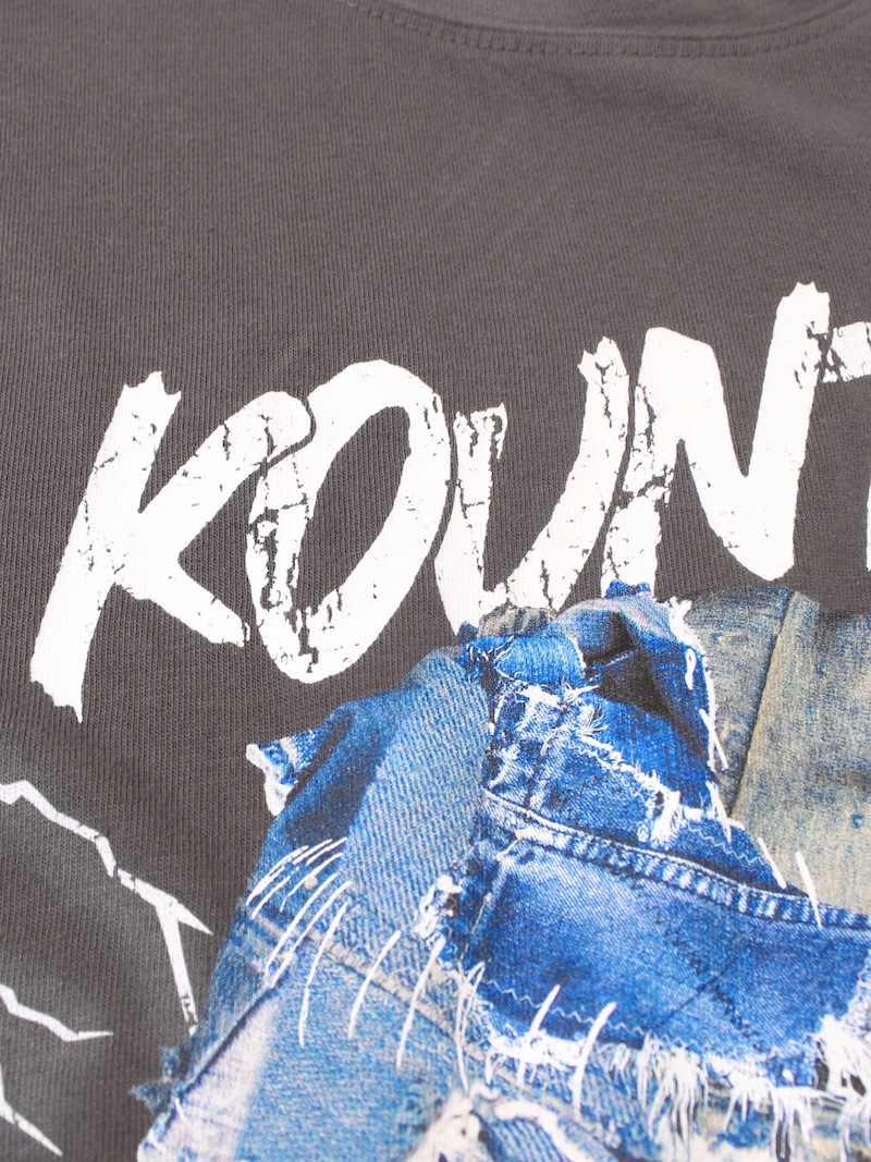 KAPITAL(キャピタル) / 20/-天竺 クルーT(デニムフェイスpt) / 26SS