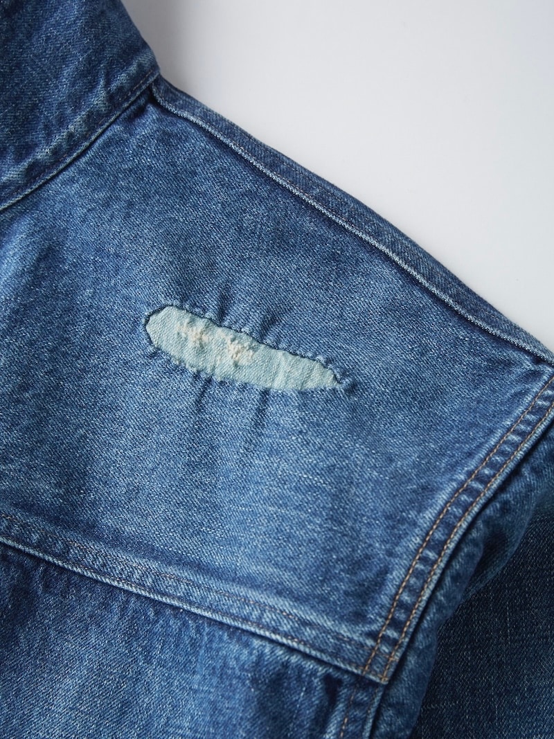 OLD JOE (オールドジョー) / ONE POCKET JEAN JACKET (SCAR FACE & PAINT) 26SS