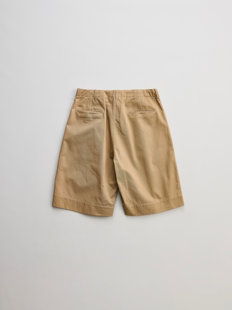 NICENESS(ナイスネス) / METHOD / メソッド (インテグレイテッドレザーベルトショーツ) / CAMEL / 26SS