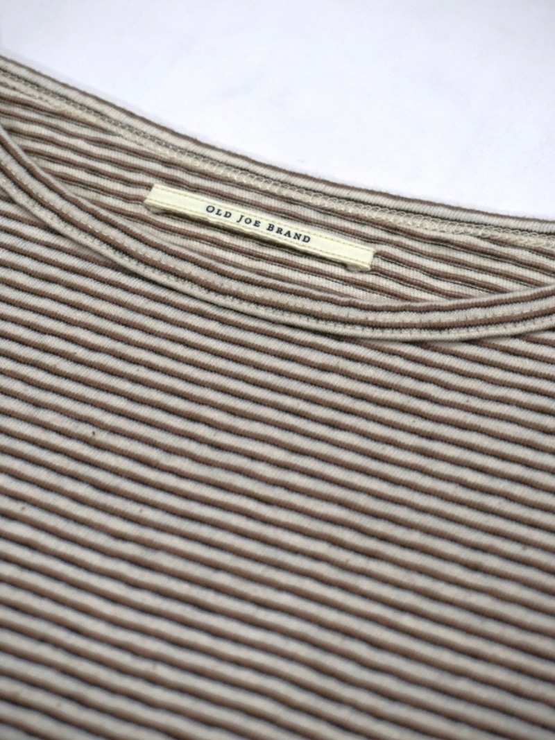 OLD JOE (オールドジョー) / MULTI STRIPED CREW-NECK TEE (IVORY) 26SS