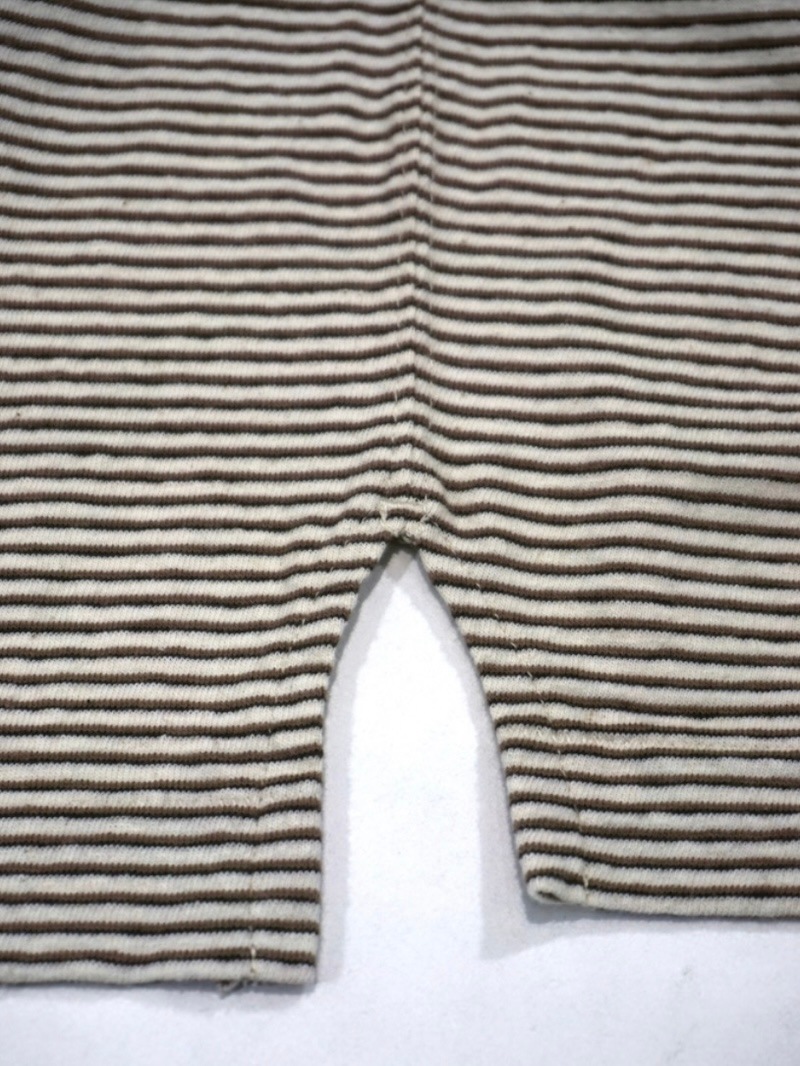 OLD JOE (オールドジョー) / MULTI STRIPED CREW-NECK TEE (IVORY) 26SS