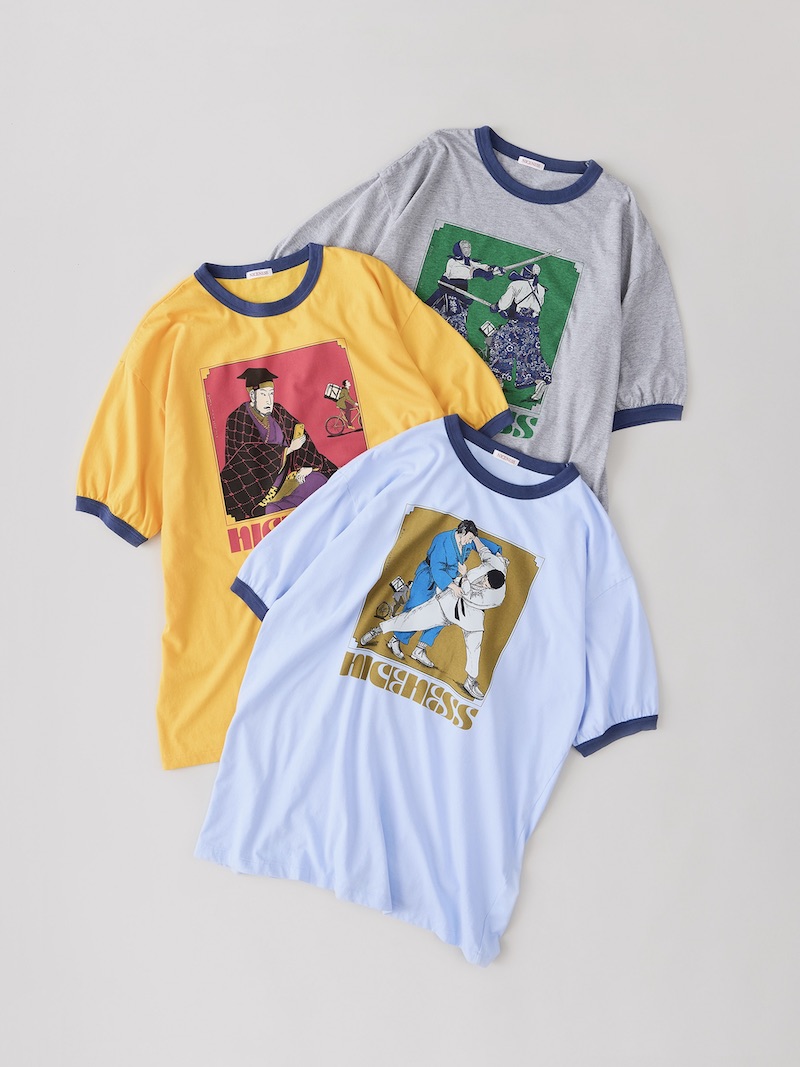 NICENESS J.ATHENA JUDO RINGER TEE ナイスネス NICENESS J.ATHENA JUDO RINGER TEE ナイスネス NICENESS 25SS J