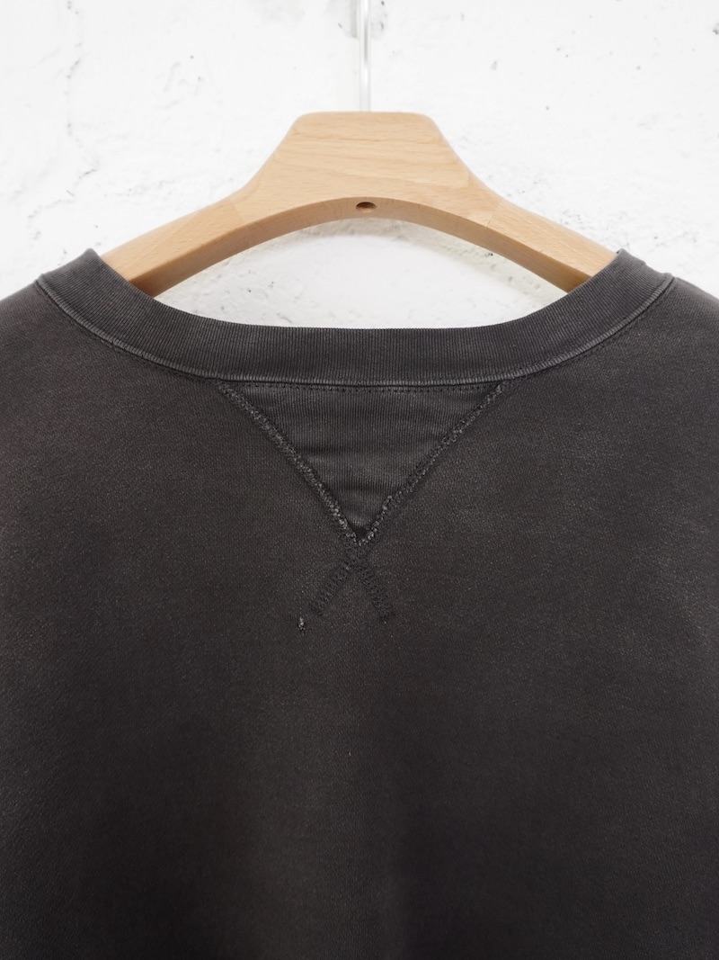 NICENESS(ナイスネス) / NAVARRO / ナヴァロ ( エイジドエフェクト ダブルフロントクルーネックスウェット ) / 25AW