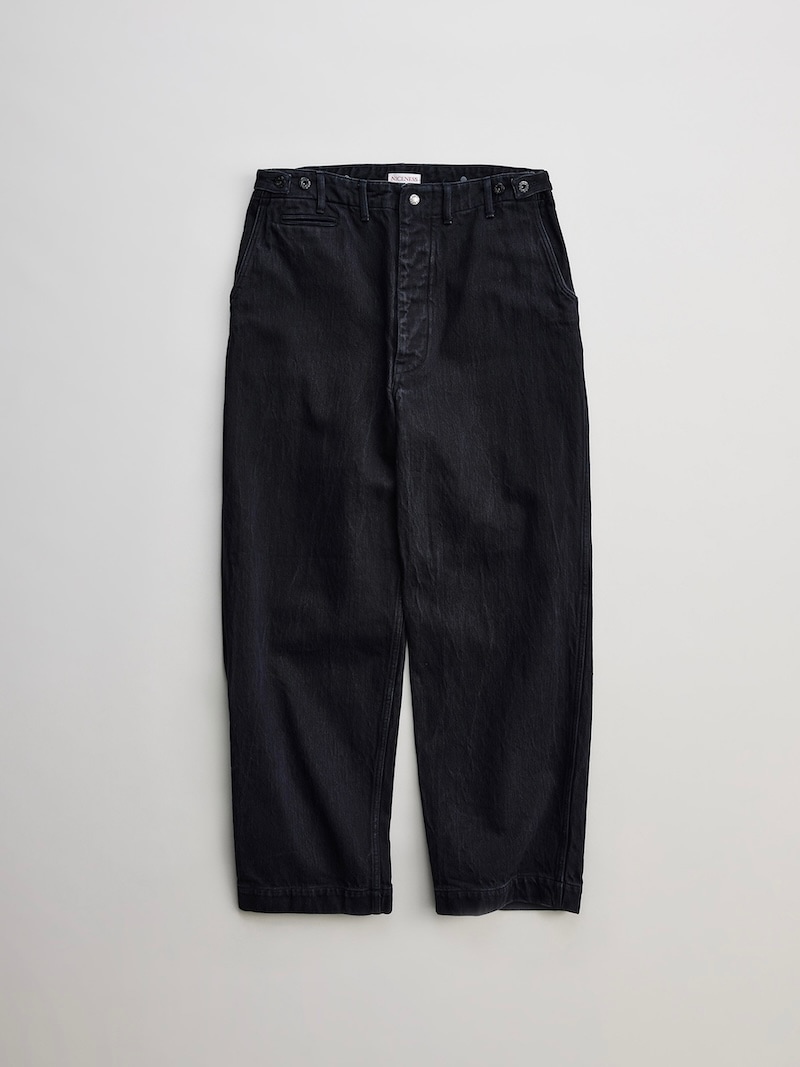 NICENESS(ナイスネス) / B.BLISS / B.ブリス (ブラックサテン ユーティリティパンツ) / 26SS