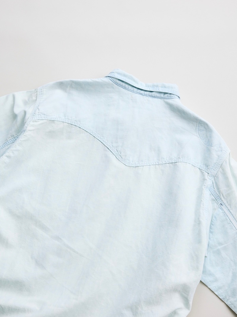 NICENESS(ナイスネス) / ELMES / エルムス (アーティキュレイテッドシャツ) / ICE BLUE / 26SS