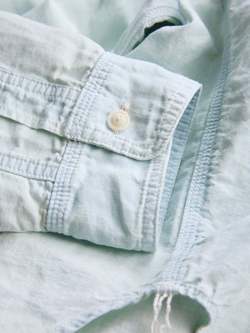NICENESS(ナイスネス) / ELMES / エルムス (アーティキュレイテッドシャツ) / ICE BLUE / 26SS