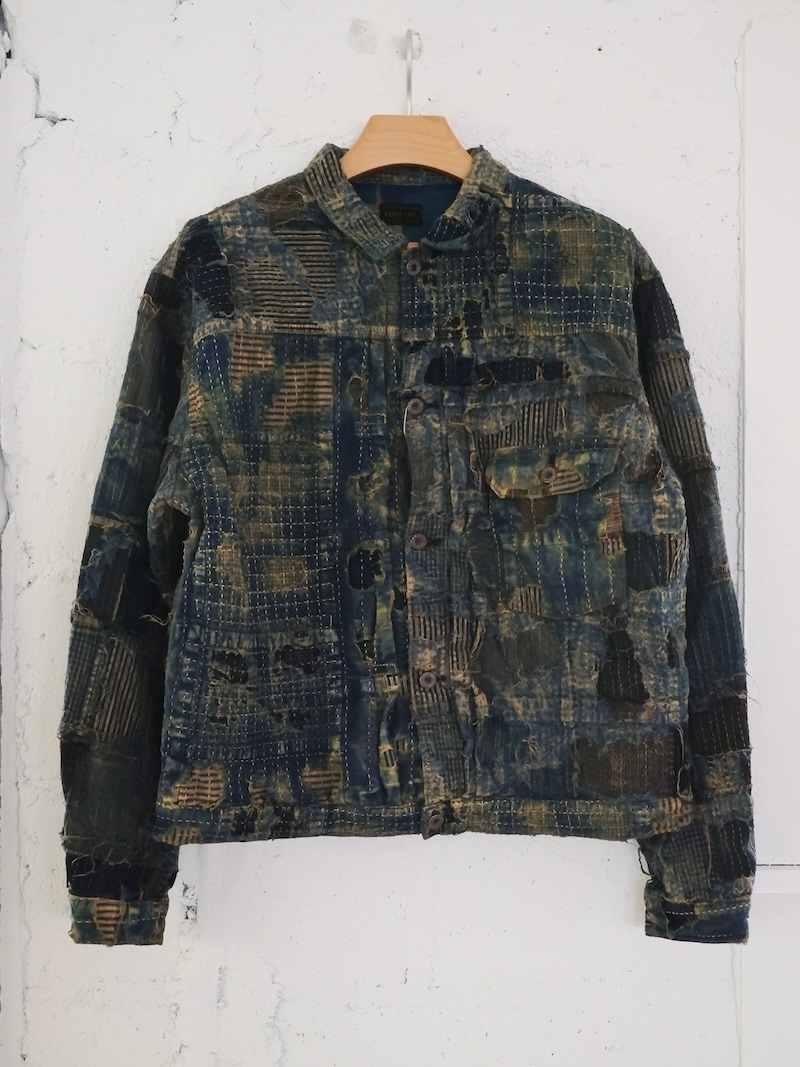 キャピタル KAPITAL トップス KAPITAL][キャピタル][8oz IDG×IDGデニム スラッピーシャツコート][EK