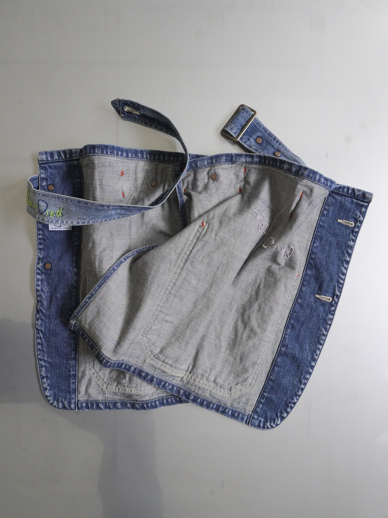 お値下げ！KAPITAL キャピタル 12oz デニム エプロン オーバーオール KAPITAL(キャピタル) 12oz インディゴブルー エプロン デニム