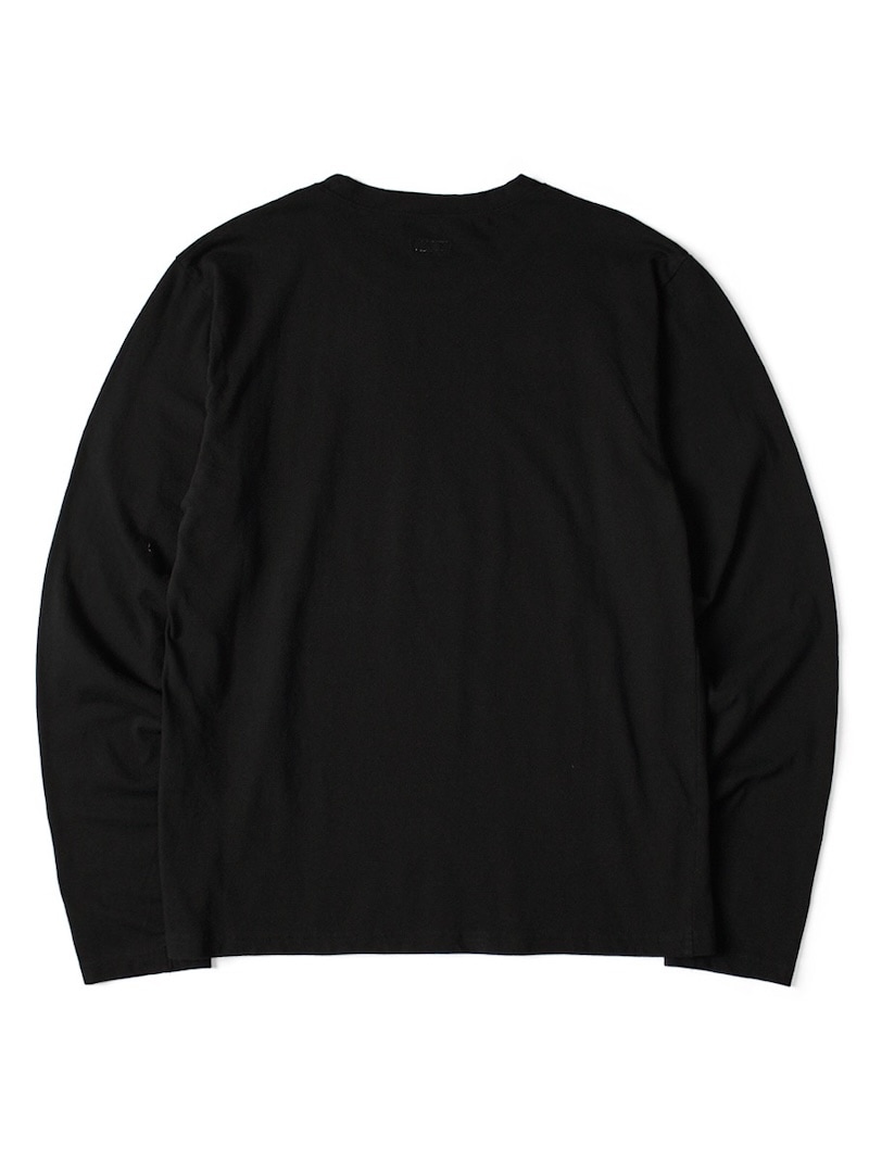 KAPITAL(キャピタル) / 20/-天竺 クルーロンT(カーテンコンチョpt) / ブラック 25AW