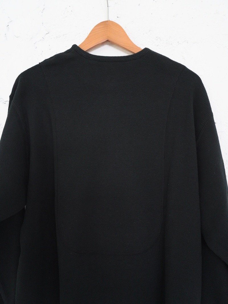 OLD JOE (オールドジョー) / CREW-NECK SILK NEP RIBED TOPS 25AW