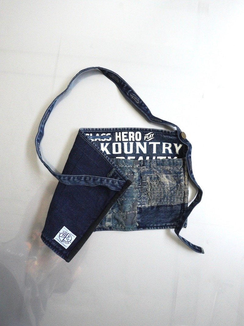 新品 KAPITAL キャンバス ショートアドエプロン 13ozデニム