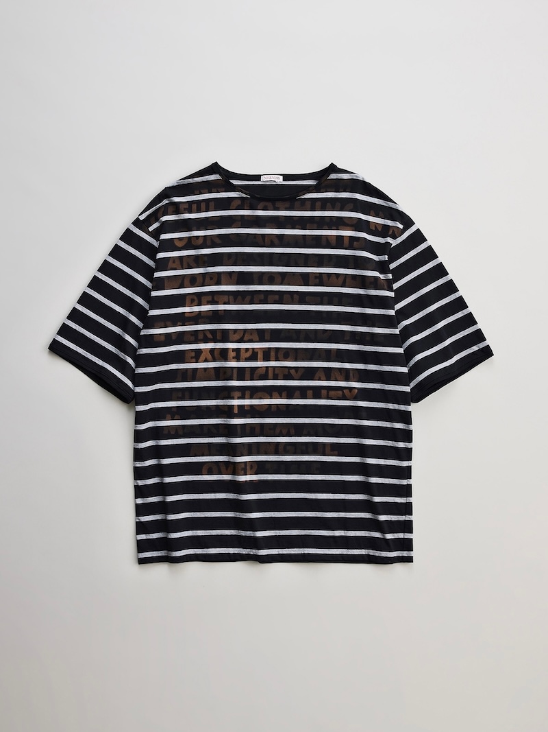 NICENESS(ナイスネス) / KARL / カール (ハンドステンシルブリーチ Tee (S/S)) / BLACK / 26SS