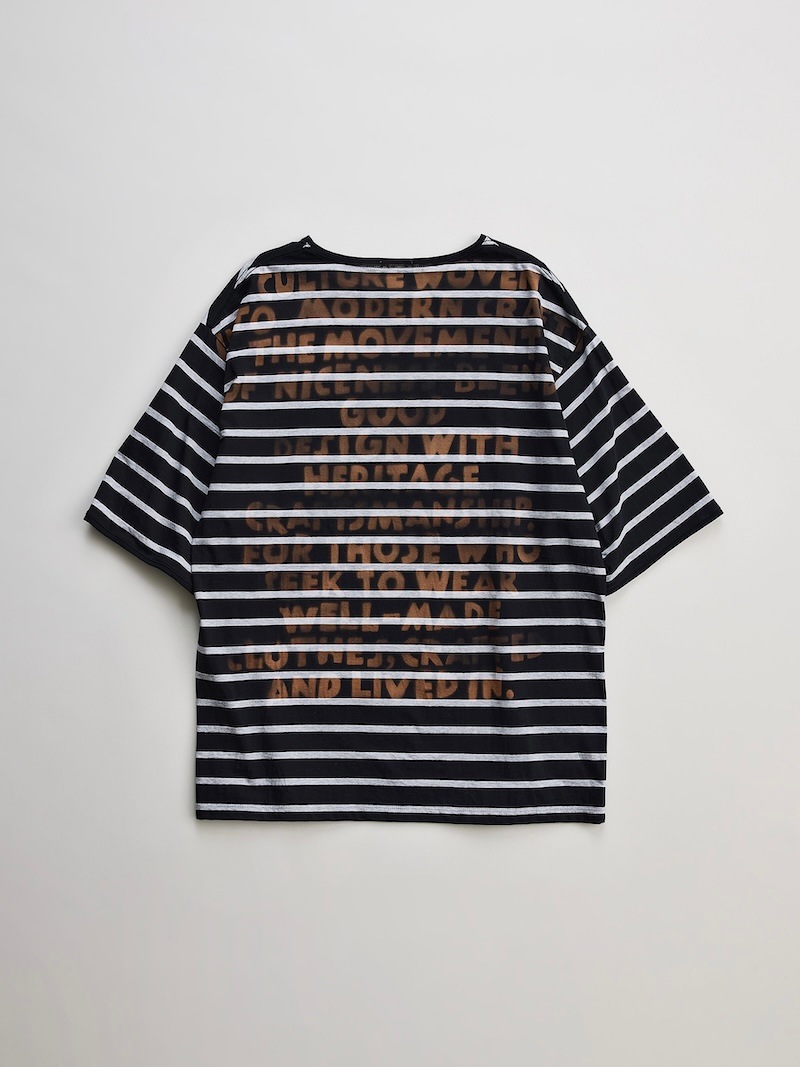 NICENESS(ナイスネス) / KARL / カール (ハンドステンシルブリーチ Tee (S/S)) / BLACK / 26SS