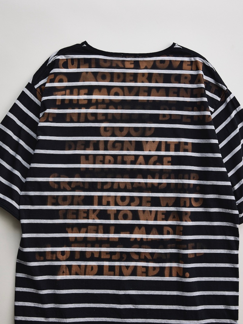 NICENESS(ナイスネス) / KARL / カール (ハンドステンシルブリーチ Tee (S/S)) / BLACK / 26SS