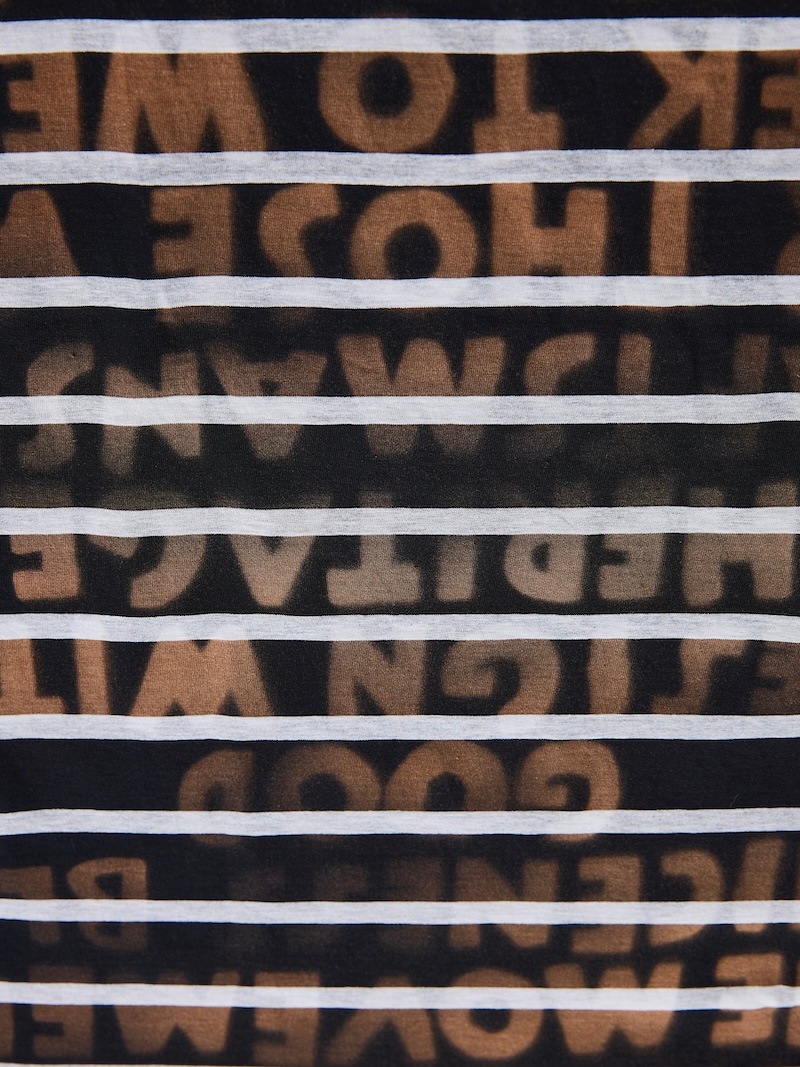 NICENESS(ナイスネス) / KARL / カール (ハンドステンシルブリーチ Tee (S/S)) / BLACK / 26SS